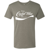 T-Shirts Venetian Grey / Small Crystal Blue Coke Men's Triblend T-Shirt