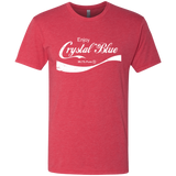 T-Shirts Vintage Red / Small Crystal Blue Coke Men's Triblend T-Shirt