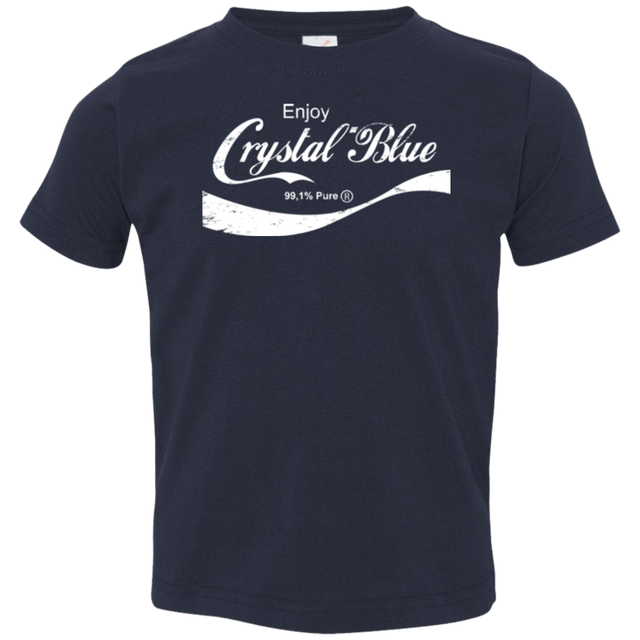 T-Shirts Navy / 2T Crystal Blue Coke Toddler Premium T-Shirt