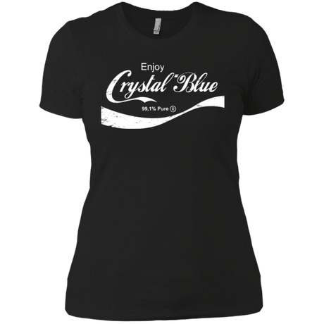 T-Shirts Black / X-Small Crystal Blue Coke Women's Premium T-Shirt