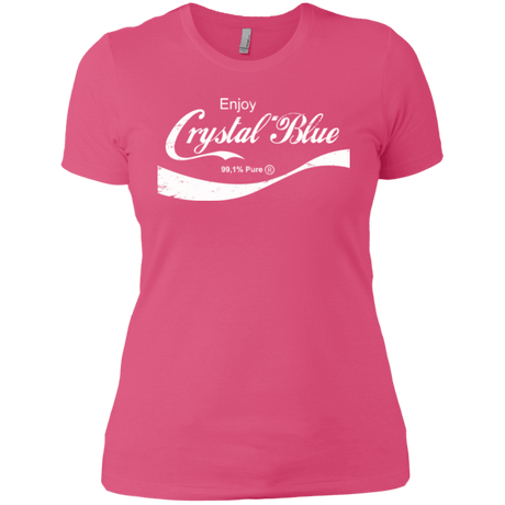 T-Shirts Hot Pink / X-Small Crystal Blue Coke Women's Premium T-Shirt