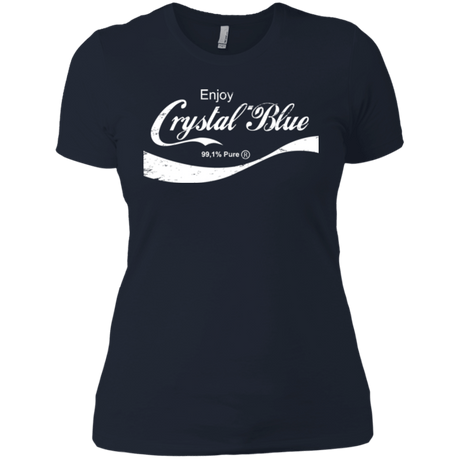 T-Shirts Midnight Navy / X-Small Crystal Blue Coke Women's Premium T-Shirt