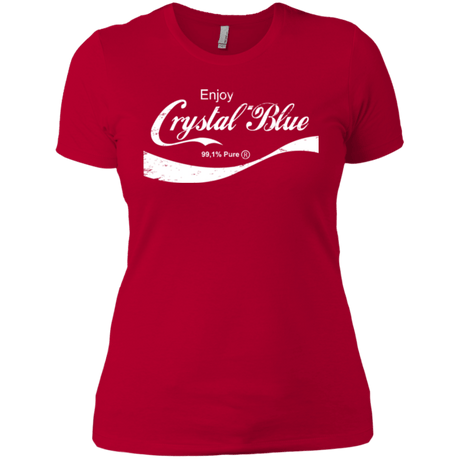 T-Shirts Red / X-Small Crystal Blue Coke Women's Premium T-Shirt