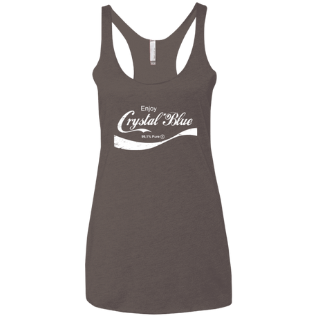 T-Shirts Macchiato / X-Small Crystal Blue Coke Women's Triblend Racerback Tank