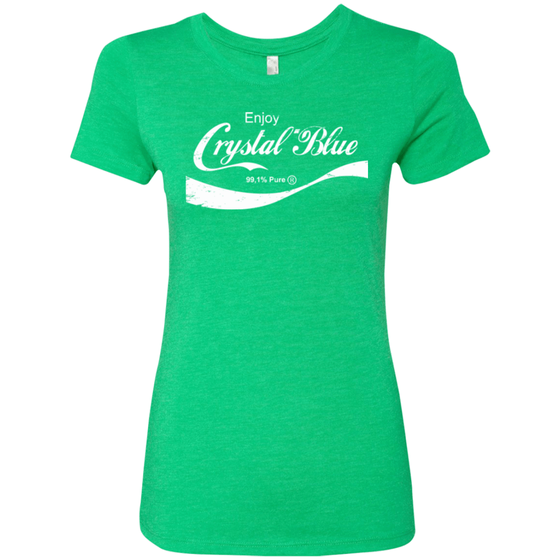 T-Shirts Envy / Small Crystal Blue Coke Women's Triblend T-Shirt