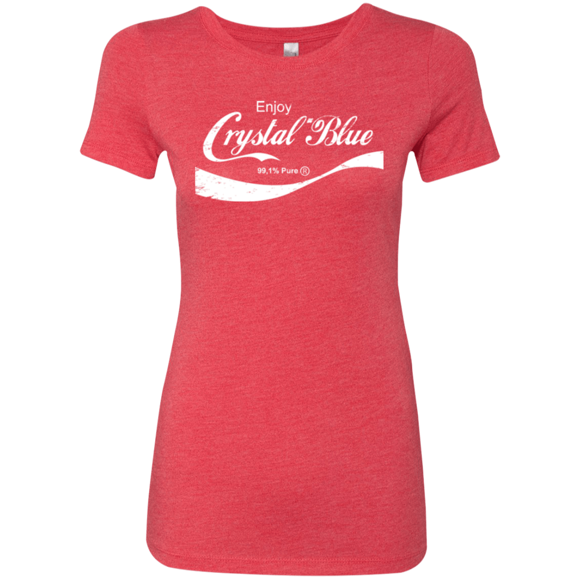T-Shirts Vintage Red / Small Crystal Blue Coke Women's Triblend T-Shirt