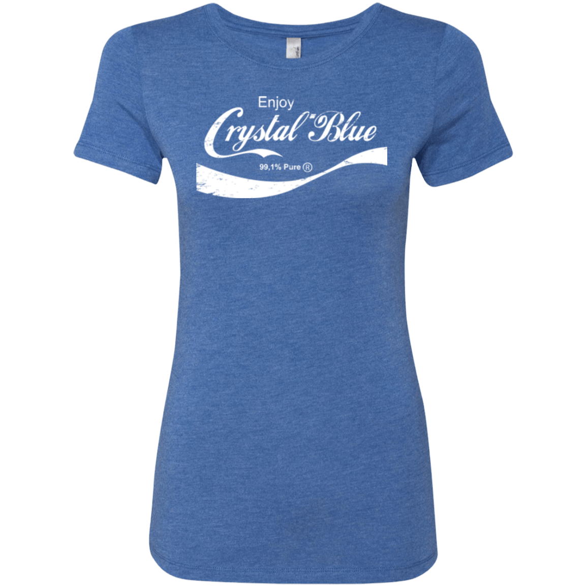 T-Shirts Vintage Royal / Small Crystal Blue Coke Women's Triblend T-Shirt
