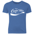 T-Shirts Vintage Royal / YXS Crystal Blue Coke Youth Triblend T-Shirt