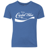 T-Shirts Vintage Royal / YXS Crystal Blue Coke Youth Triblend T-Shirt