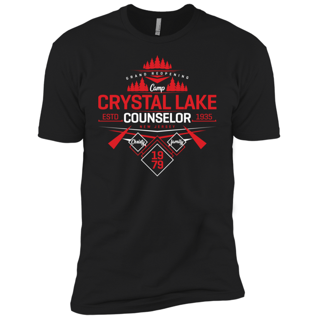 T-Shirts Black / YXS Crystal Lake Counselor Boys Premium T-Shirt