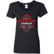 T-Shirts Black / S Crystal Lake Counselor Women's V-Neck T-Shirt