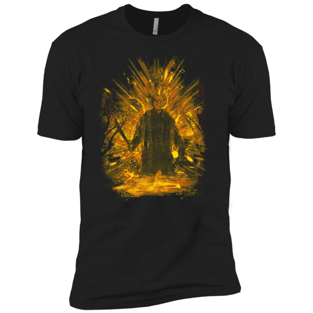 T-Shirts Black / YXS Crystal Lake Storm Orange Boys Premium T-Shirt