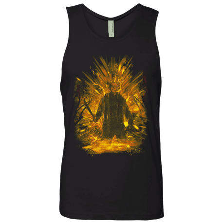 T-Shirts Black / Small Crystal Lake Storm Orange Men's Premium Tank Top