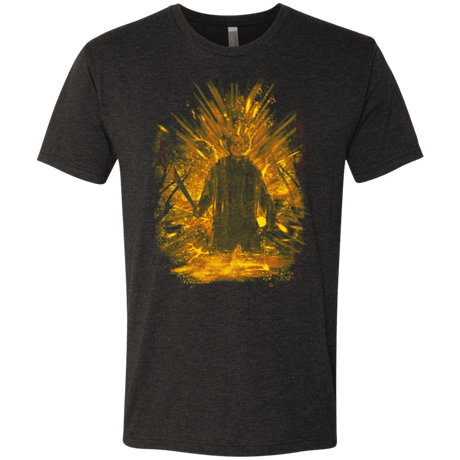 T-Shirts Vintage Black / Small Crystal Lake Storm Orange Men's Triblend T-Shirt