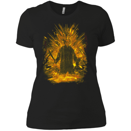 T-Shirts Black / X-Small Crystal Lake Storm Orange Women's Premium T-Shirt