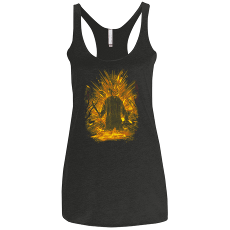 T-Shirts Vintage Black / X-Small Crystal Lake Storm Orange Women's Triblend Racerback Tank