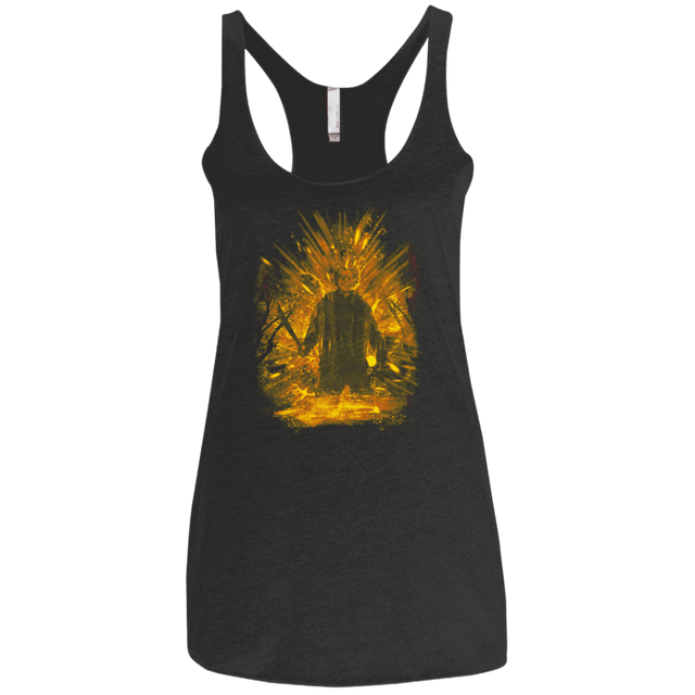 T-Shirts Vintage Black / X-Small Crystal Lake Storm Orange Women's Triblend Racerback Tank