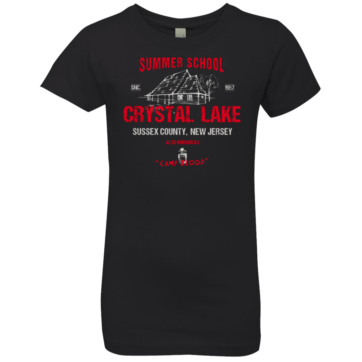 T-Shirts Black / YXS Crystal Lake summer school Girls Premium T-Shirt