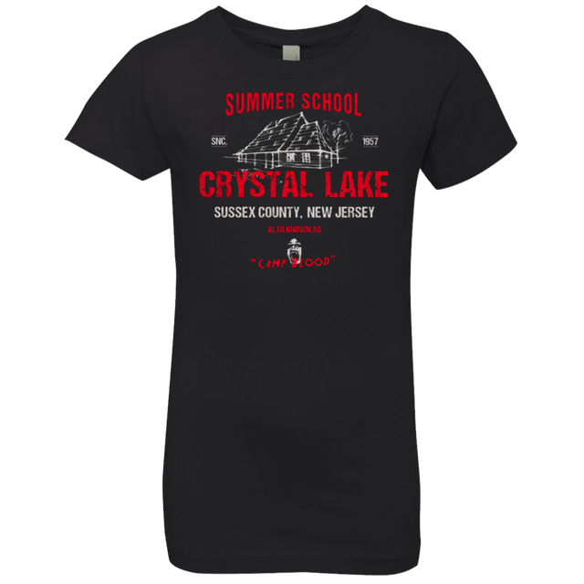 T-Shirts Black / YXS Crystal Lake summer school Girls Premium T-Shirt