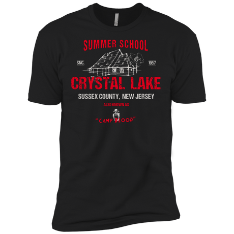 T-Shirts Black / X-Small Crystal Lake summer school Men's Premium T-Shirt