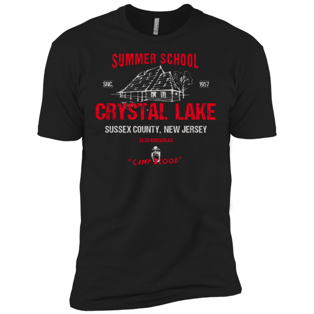 T-Shirts Black / X-Small Crystal Lake summer school Men's Premium T-Shirt