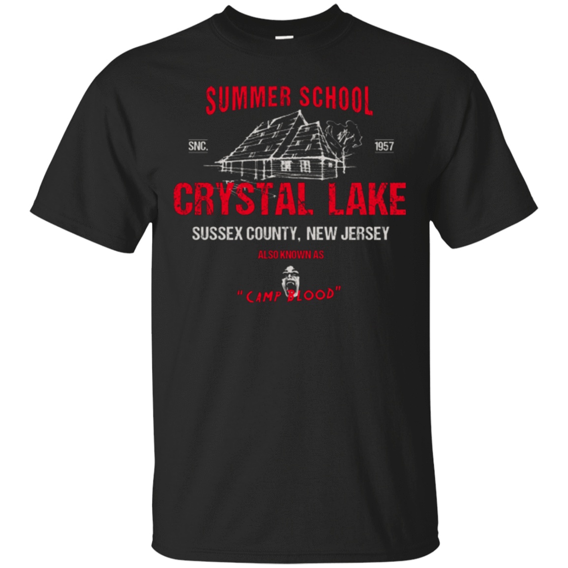T-Shirts Black / Small Crystal Lake summer school T-Shirt