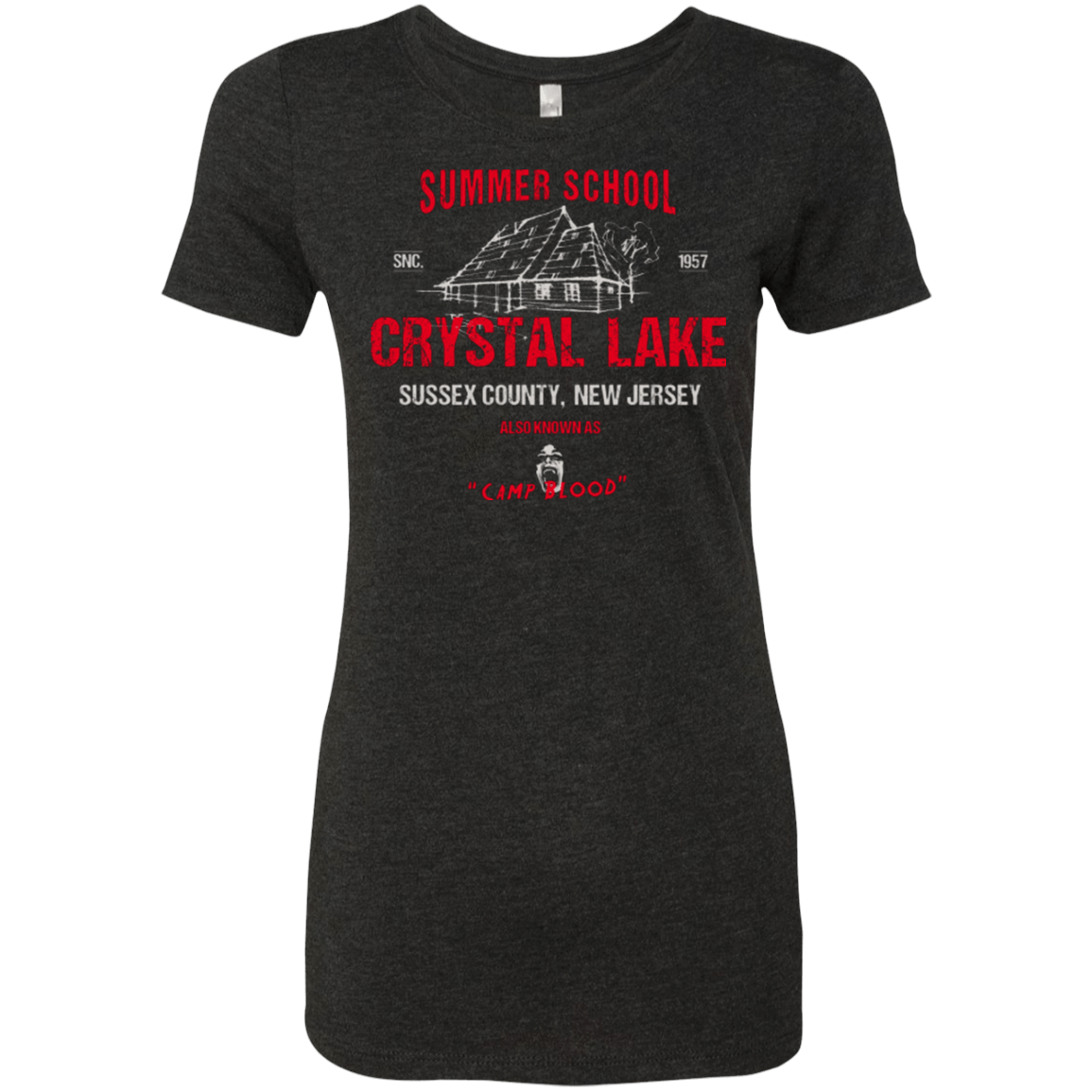 T-Shirts Vintage Black / Small Crystal Lake summer school Women's Triblend T-Shirt