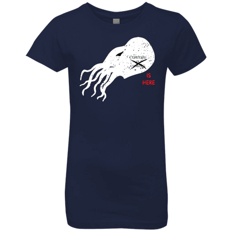 T-Shirts Midnight Navy / YXS Cthulhu(3) Girls Premium T-Shirt