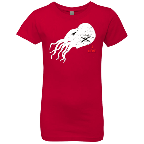 T-Shirts Red / YXS Cthulhu(3) Girls Premium T-Shirt