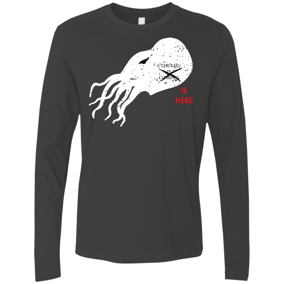 T-Shirts Heavy Metal / Small Cthulhu(3) Men's Premium Long Sleeve