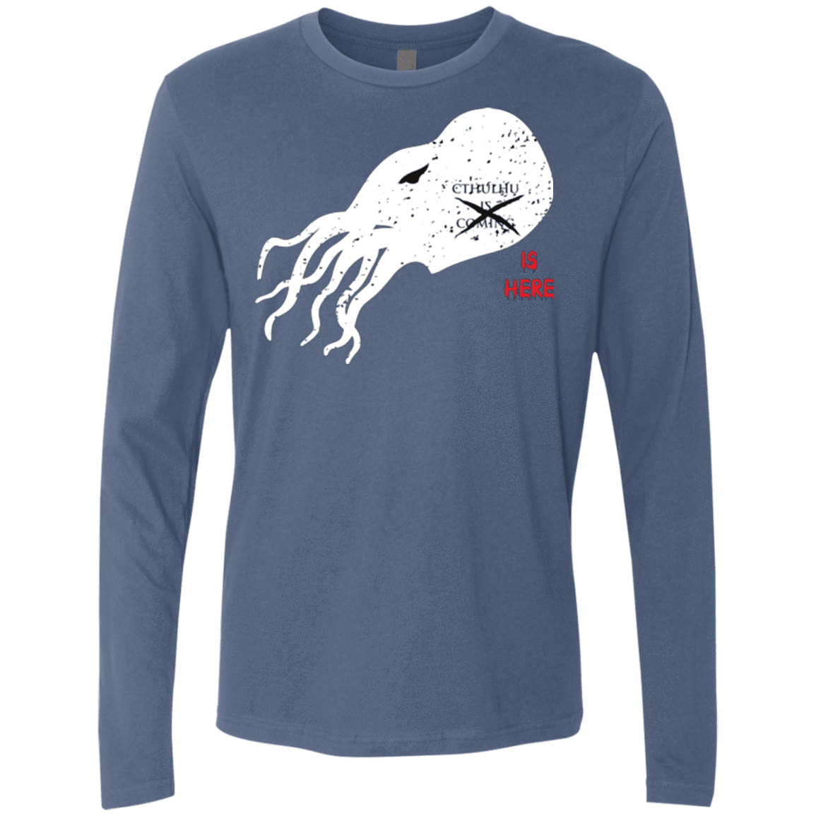 T-Shirts Indigo / Small Cthulhu(3) Men's Premium Long Sleeve