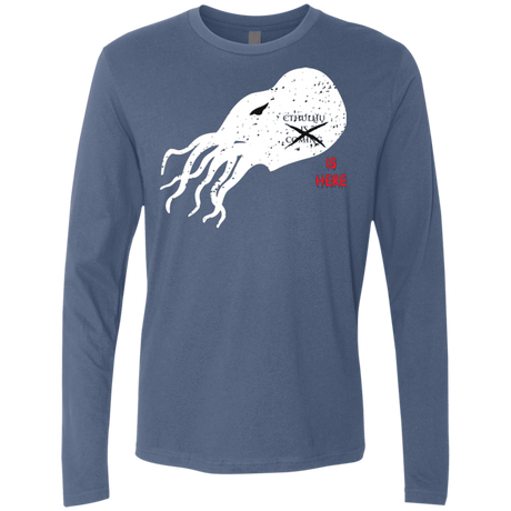 T-Shirts Indigo / Small Cthulhu(3) Men's Premium Long Sleeve