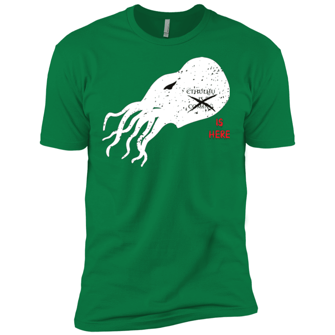 T-Shirts Kelly Green / X-Small Cthulhu(3) Men's Premium T-Shirt