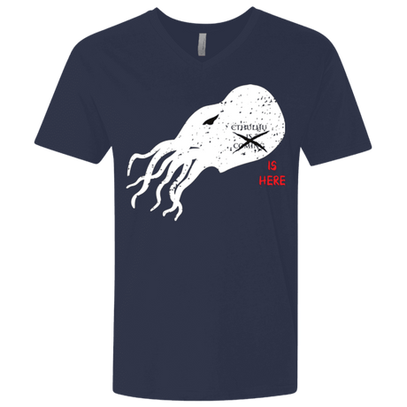 T-Shirts Midnight Navy / X-Small Cthulhu(3) Men's Premium V-Neck