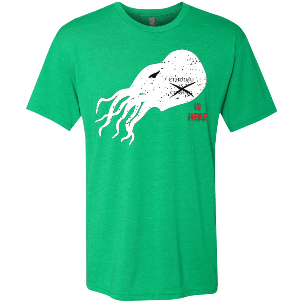 T-Shirts Envy / Small Cthulhu(3) Men's Triblend T-Shirt