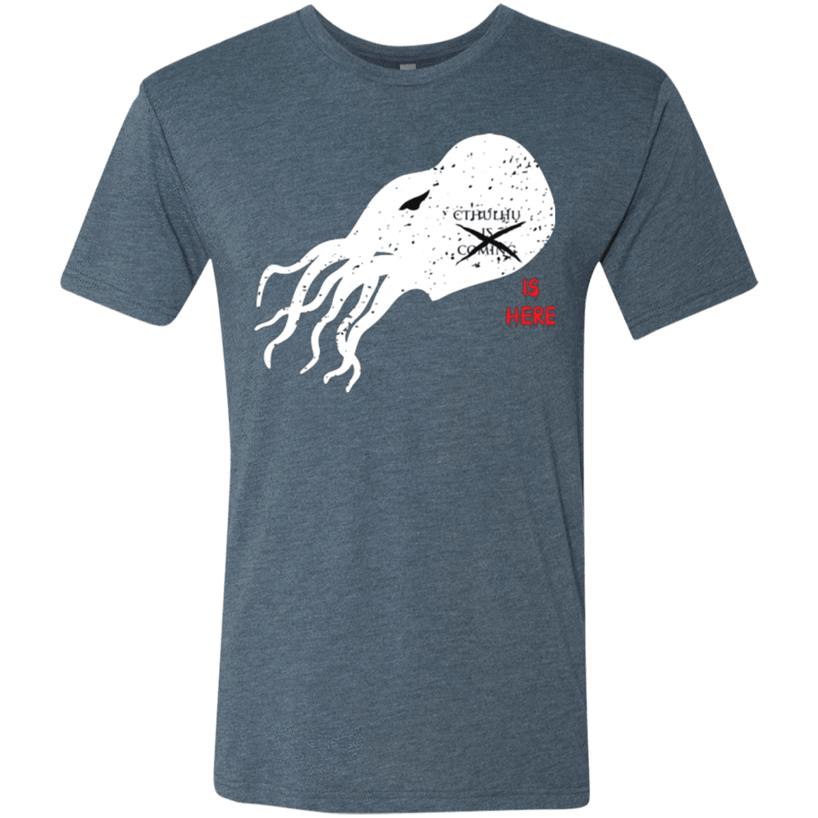 T-Shirts Indigo / Small Cthulhu(3) Men's Triblend T-Shirt