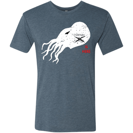 T-Shirts Indigo / Small Cthulhu(3) Men's Triblend T-Shirt