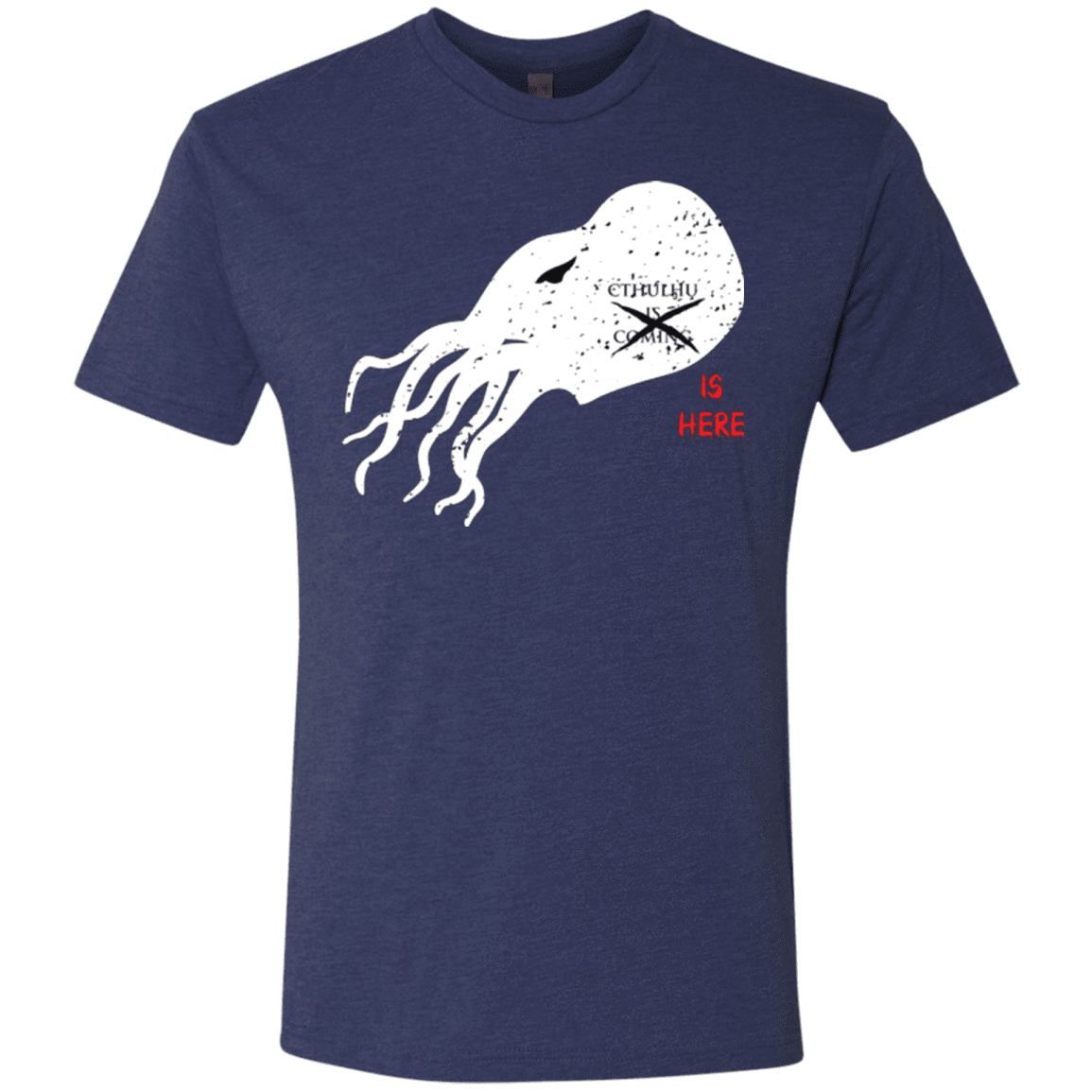 T-Shirts Vintage Navy / Small Cthulhu(3) Men's Triblend T-Shirt