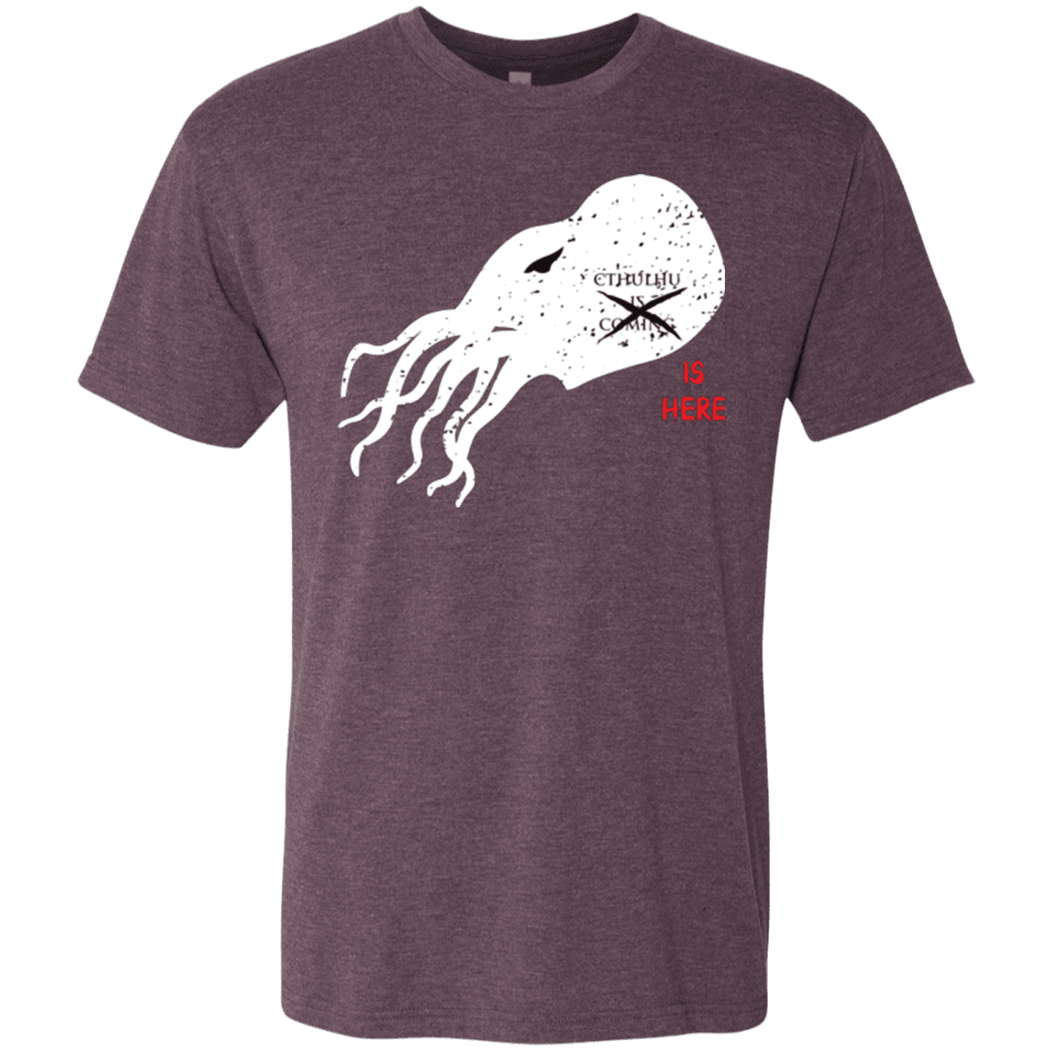 T-Shirts Vintage Purple / Small Cthulhu(3) Men's Triblend T-Shirt