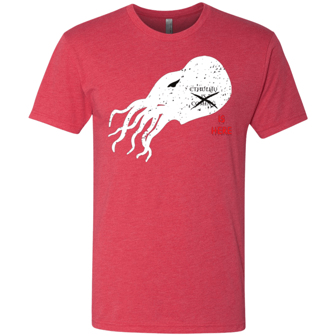 T-Shirts Vintage Red / Small Cthulhu(3) Men's Triblend T-Shirt