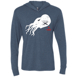 T-Shirts Indigo / X-Small Cthulhu(3) Triblend Long Sleeve Hoodie Tee