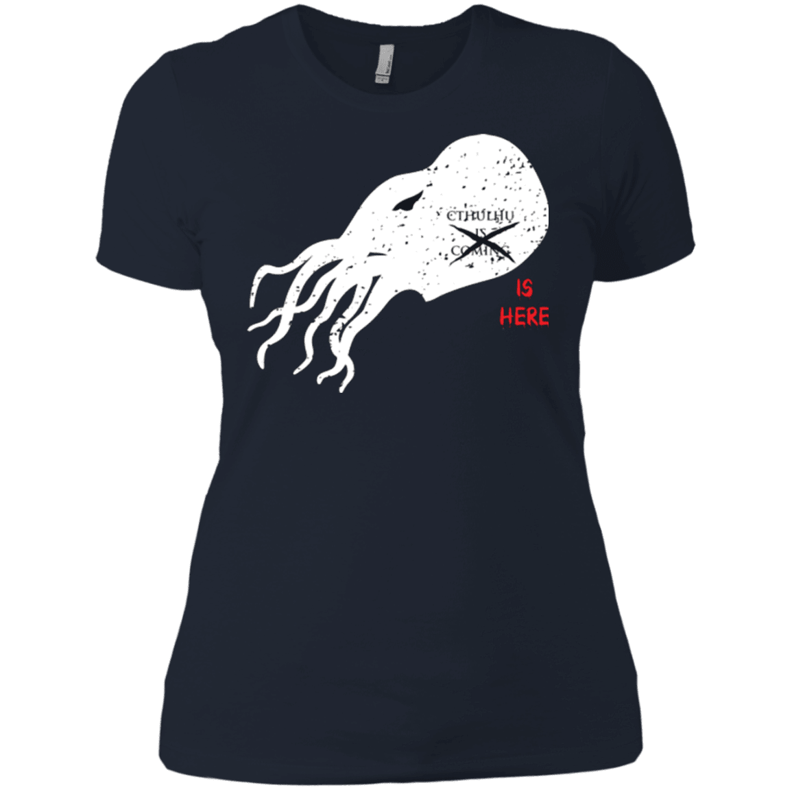 T-Shirts Midnight Navy / X-Small Cthulhu(3) Women's Premium T-Shirt