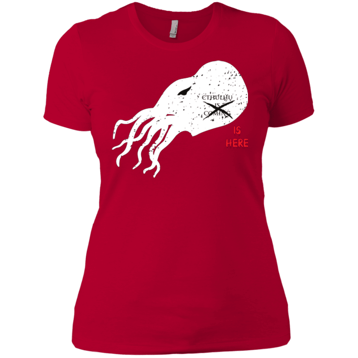 T-Shirts Red / X-Small Cthulhu(3) Women's Premium T-Shirt