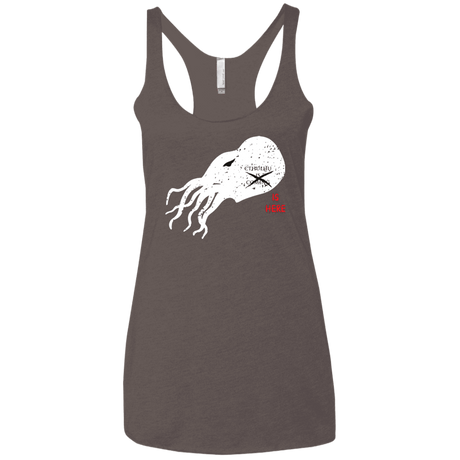 T-Shirts Macchiato / X-Small Cthulhu(3) Women's Triblend Racerback Tank