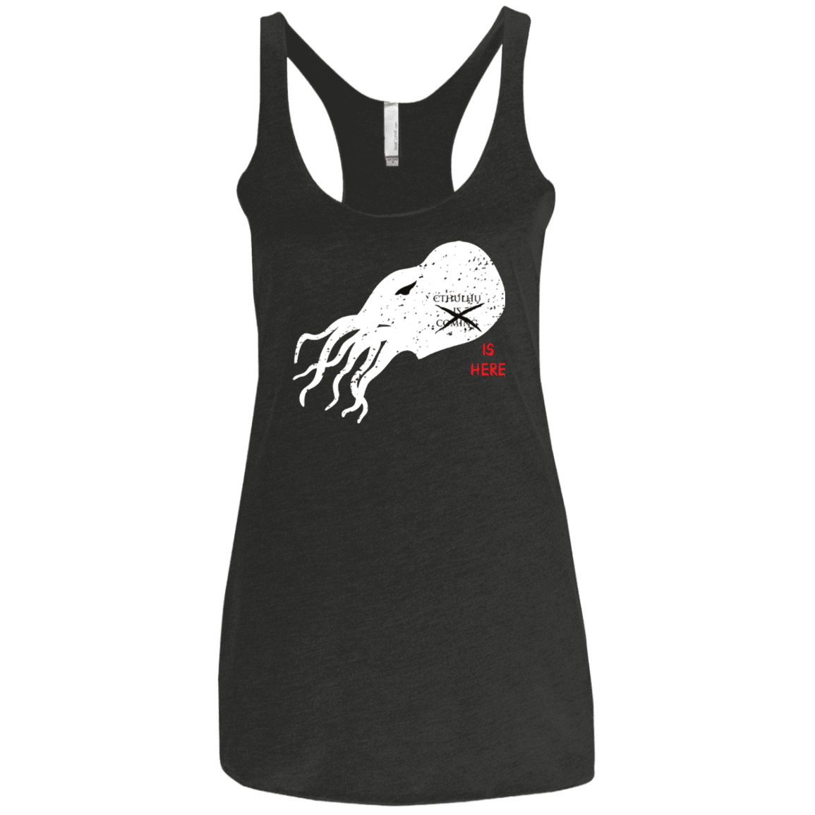 T-Shirts Vintage Black / X-Small Cthulhu(3) Women's Triblend Racerback Tank
