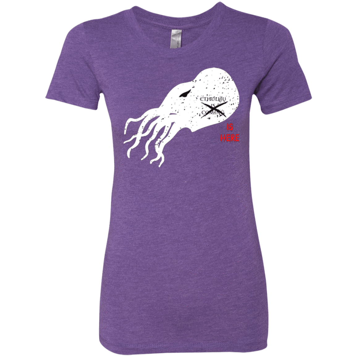 T-Shirts Purple Rush / Small Cthulhu(3) Women's Triblend T-Shirt