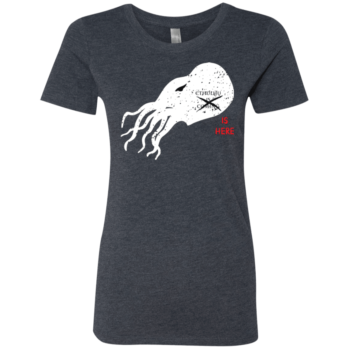 T-Shirts Vintage Navy / Small Cthulhu(3) Women's Triblend T-Shirt