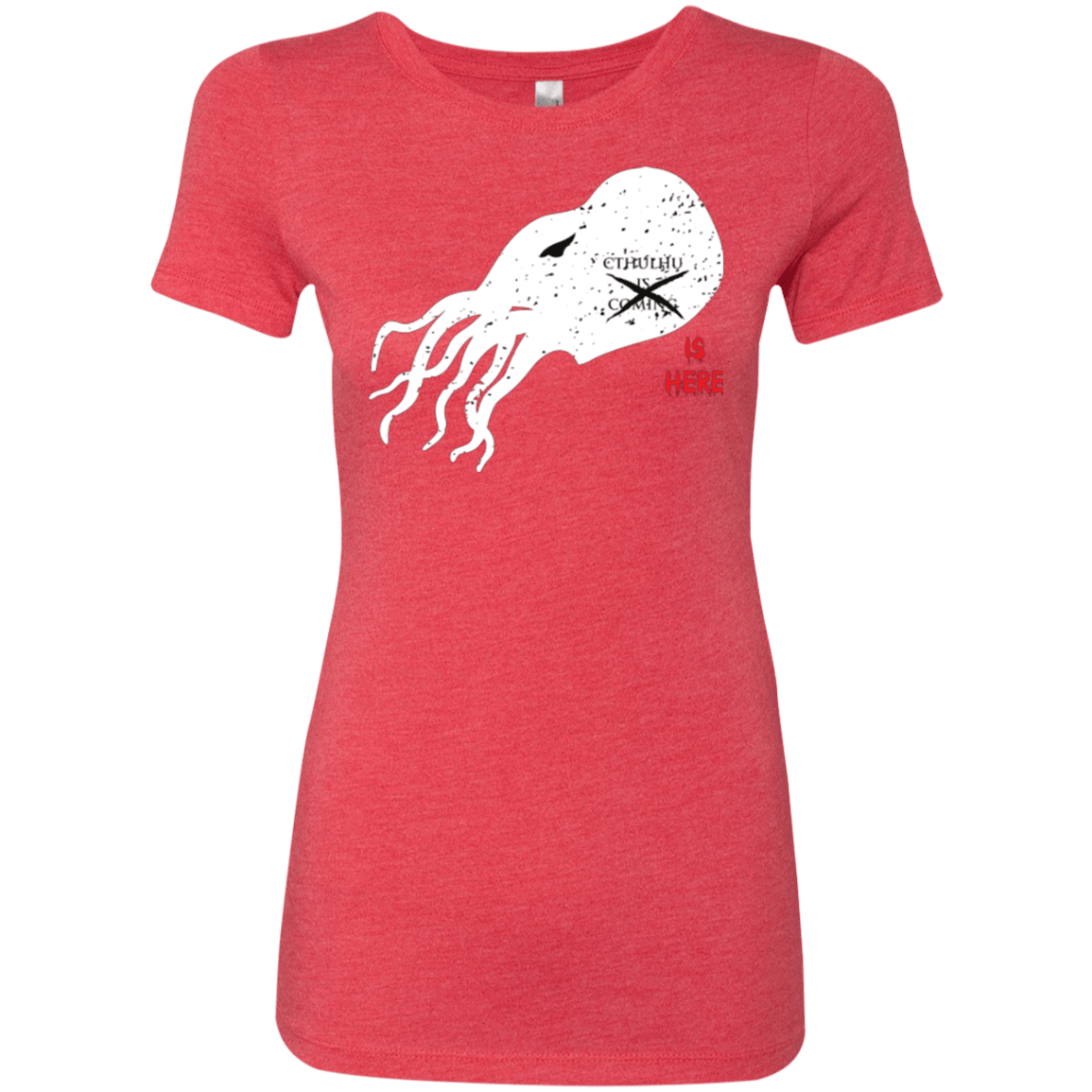 T-Shirts Vintage Red / Small Cthulhu(3) Women's Triblend T-Shirt
