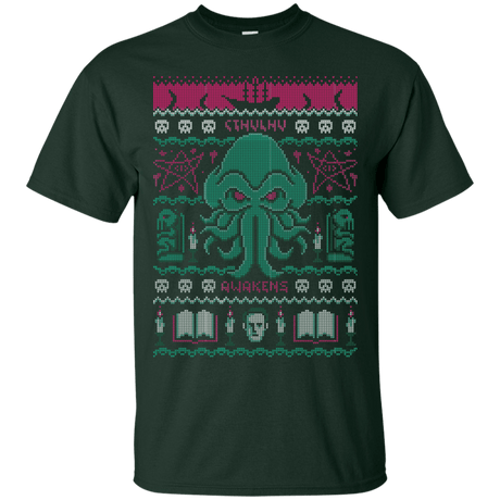 T-Shirts Forest / S Cthulhu Awakens Ugly Sweater T-Shirt