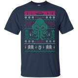 T-Shirts Navy / YXS Cthulhu Awakens Ugly Sweater Youth T-Shirt